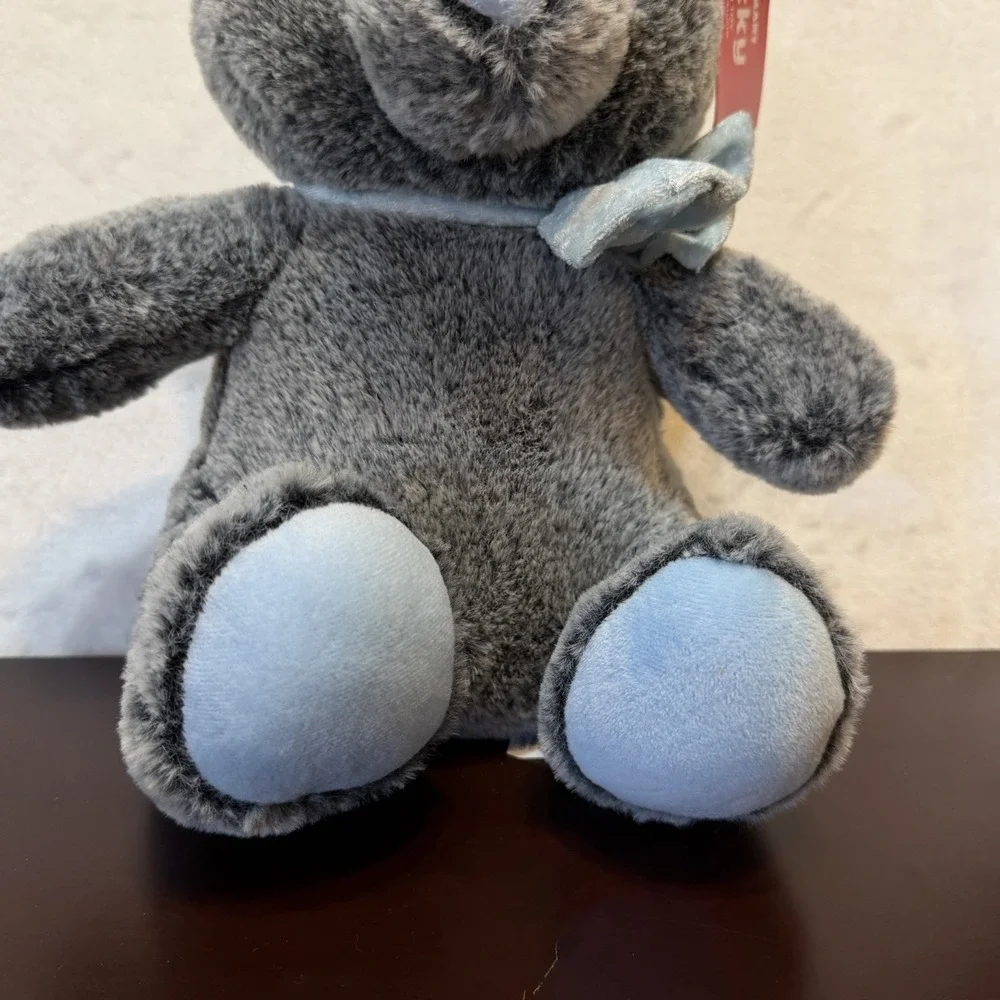 2025 Petsmart Lucky Squeaky Dog Toy Stuffed Animal Gray Blue Cat Plush w/ Tag